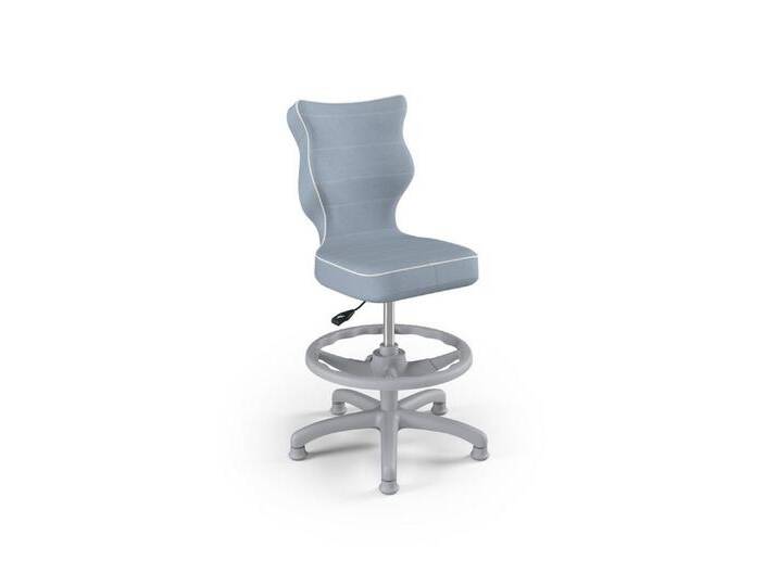 Raumhirsch Furniture Drehstuhl Petit Kinderstuhl mit Fußstütze grau Jasmine 06 Größe 3, hellblau-weiß Raumhirsch Furniture Drehstuhl Petit Kinderstuhl mit Fußstütze grau Jasmine 06 Größe 3, hellblau-weiß von OTTO