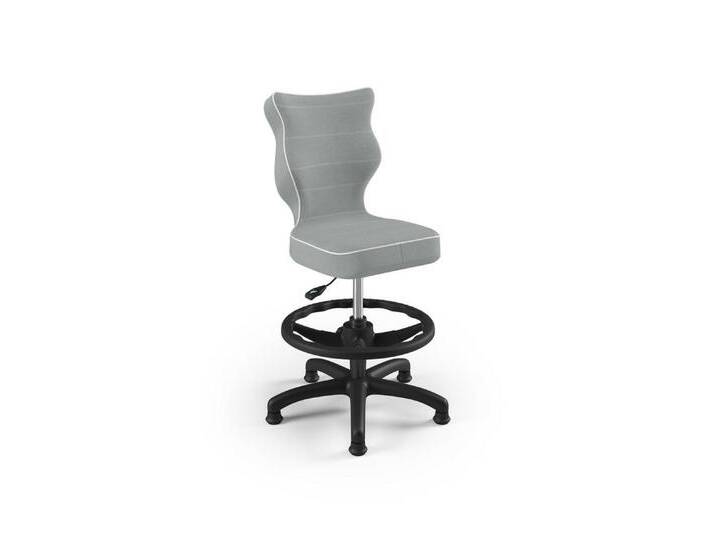 Raumhirsch Furniture Drehstuhl Petit Kinderstuhl mit Fußstütze schwarz Jasmine 03 Größe 4, grau-weiß von OTTO