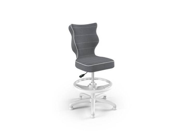 Raumhirsch Furniture Drehstuhl Petit Kinderstuhl mit Fußstütze weiß Jasmine 33 Größe 3, dunkelgrau-weiß Raumhirsch Furniture Drehstuhl Petit Kinderstuhl mit Fußstütze weiß Jasmine 33 Größe 3, dunkelgrau-weiß von OTTO