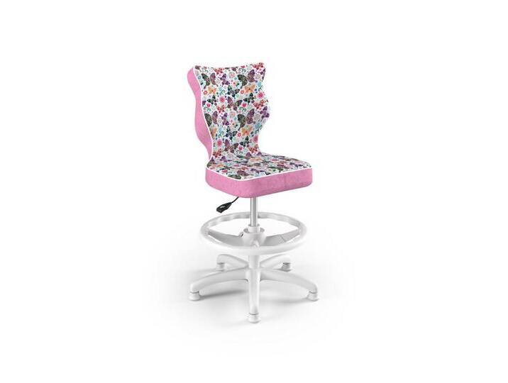 Raumhirsch Furniture Drehstuhl Petit Kinderstuhl mit Fußstütze weiß Storia 31 Größe 3, Rosa-Schmetterling Raumhirsch Furniture Drehstuhl Petit Kinderstuhl mit Fußstütze weiß Storia 31 Größe 3, Rosa-Schmetterling von OTTO