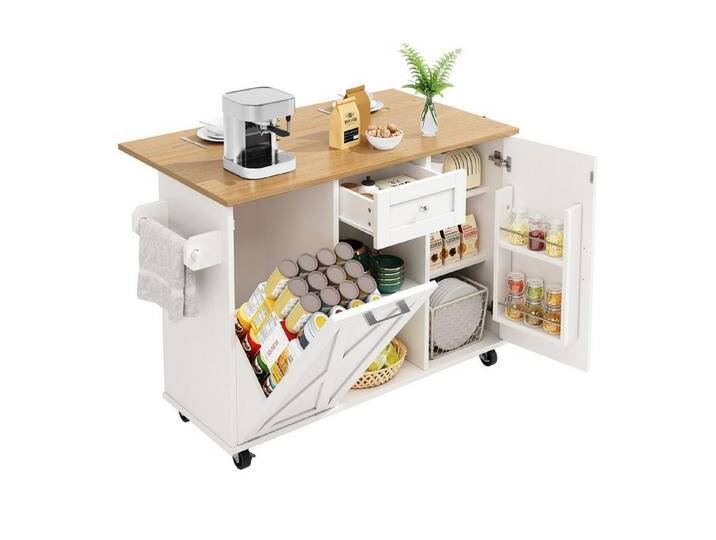 Refined Living Kücheninsel Küchenschrank mit Arbeitsplatte,Servierwagen mit Rollen, Snackregalen, (Multifunktionaler Esstisch mit Stauraum, Küchenwagen Holzmaserung, Küchenmöbel mobil, Buffet-Schrank modern, Küchenwagen mit Metallgriffen, Esstisch & Stauraum Möbel), Großer Stauraum,mit Schublade & Türen,für Küche,Wohnzimmer,Büro Refined Living Kücheninsel Küchenschrank mit Arbeitsplatte,Servierwagen mit Rollen, Snackregalen, (Multifunktionaler Esstisch mit Stauraum, Küchenwagen Holzmaserung, Küchenmöbel mobil, Buffet-Schrank modern, Küchenwagen mit Metallgriffen, Esstisch & Stauraum Möbel), Großer Stauraum,mit Schublade & Türen,für Küche,Wohnzimmer,Büro von OTTO