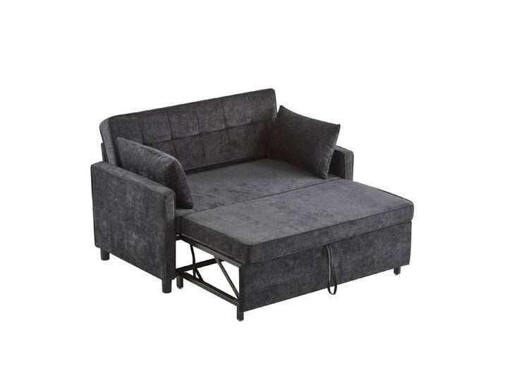 Refined Living Schlafsofa 2-in-1 Sofa,Zweisitzer Sofa,Klappsofa,Multifunktionale Klapp-Sofa-Bett, Sofa mit Bettfunktion und 2 Kissen, Ausziehbares Sofa, Schlafsofa 2-Sitzer, Chenille-Stoff, verstellbar, ausziehbar, Zweisitziges Sofa, Doppelschlafsofa, Sofa Gästezimmer, Verstellbare Rückenlehne Sofa, Angenehm weich, atmungsaktiv und verschleißfest, Gästebett klappbar,Kompaktes Sofa, Sofa mit Kissen, Sofa für Studentenwohnheim, Platzsparendes Design 1 Teile, für Kleine Wohnungen, Gästezimmer, Wohnzimmer,Büro,Studentenwohnheime von OTTO