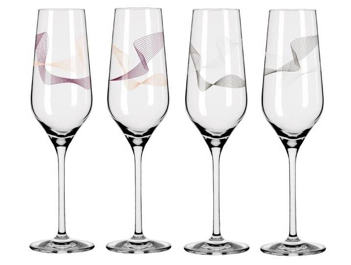 Ritzenhoff Champagnerglas Kristallwind, Glas, mehrfarbig von OTTO