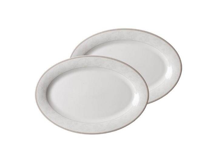 Ritzenhoff & Breker Servierplatte Isabella Servierplatten 32 x 21 cm 2er Set, Porzellan, (2-tlg), beige von OTTO