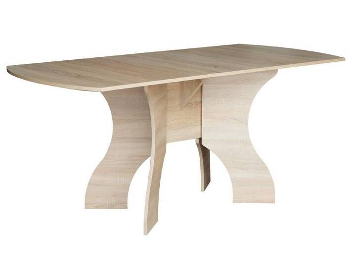 Rodnik Esstisch Visit (173x80x75 cm Klapptisch, Holzoptik), klappbar, kompakt, beige, Eiche sonoma von OTTO