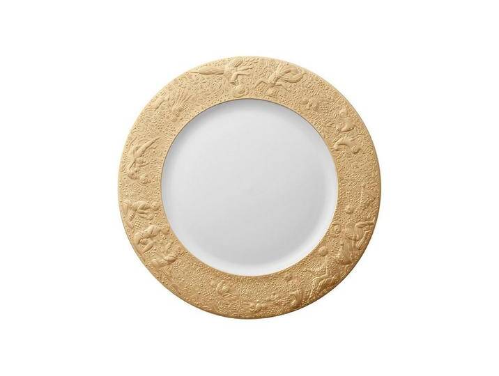 Rosenthal Platzteller Zauberflöte Platzteller, Porzellan, goldfarben von OTTO