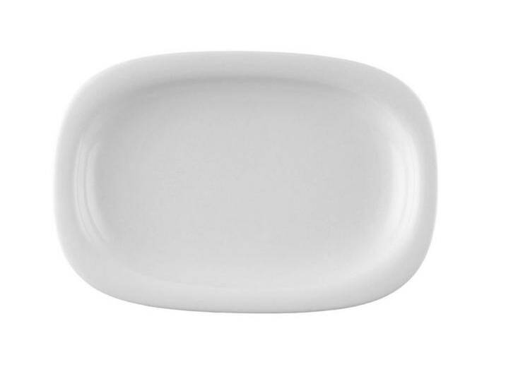Rosenthal Servierplatte Suomi Weiss Platte 24cm, Porzellan, (Platten), Platten, weiß von OTTO