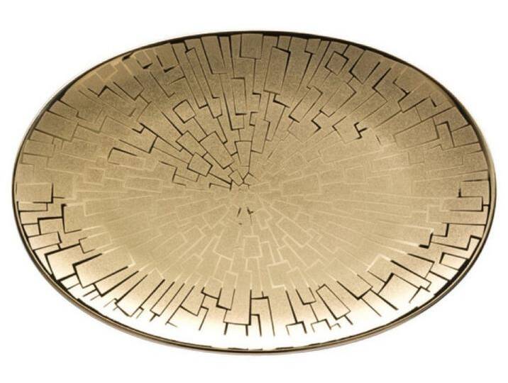 Rosenthal Servierplatte TAC Gropius Skin Gold Platte 18cm, Porzellan, (Platten), Platten von OTTO