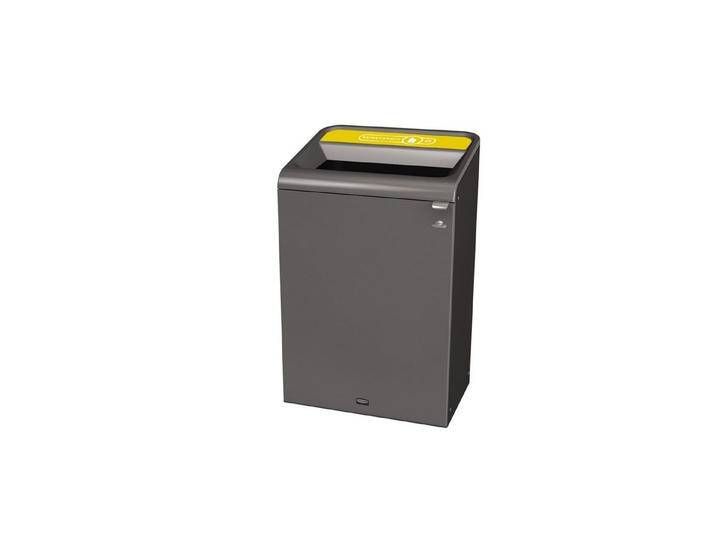 Rubbermaid Papierkorb Recyclingstation 2154776 125l Behältereinheit Kunststoff gelb von OTTO