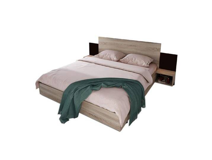 Rutaqian Daybett Doppelbett Holzbett Bettanlage 160 x 200 cm mit 2 Nachtkommoden Rutaqian Daybett Doppelbett Holzbett Bettanlage 160 x 200 cm mit 2 Nachtkommoden von OTTO