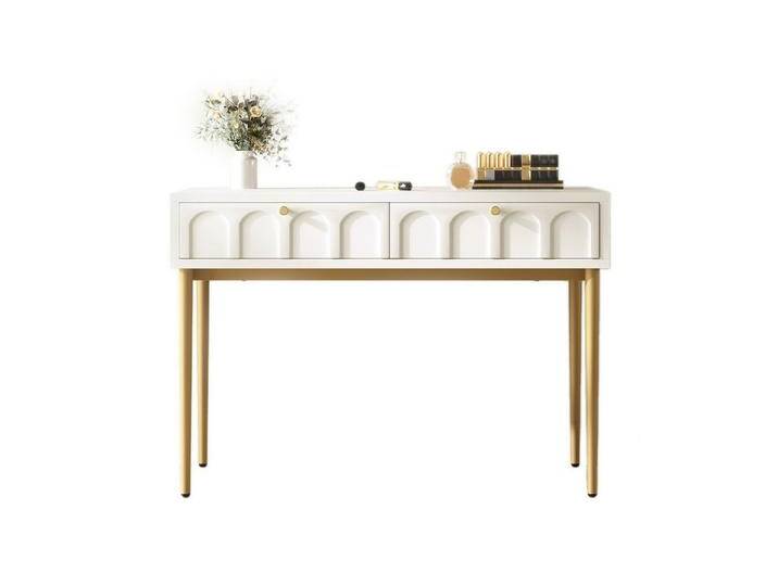 Rutaqian Schminktisch Schminktische 100×45×76cm, mit 2 Schubladen, modern, Kratzfest, (1-St), langlebig, ohne Spiegel,für Schlafzimmer und Wohnzimmer von OTTO