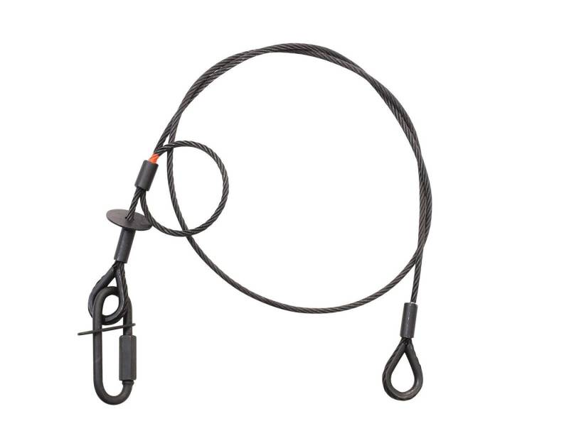 SAVEKING SAVEKING Sicherungsseil 4x1000 schwarz Drahtseil von SAVEKING