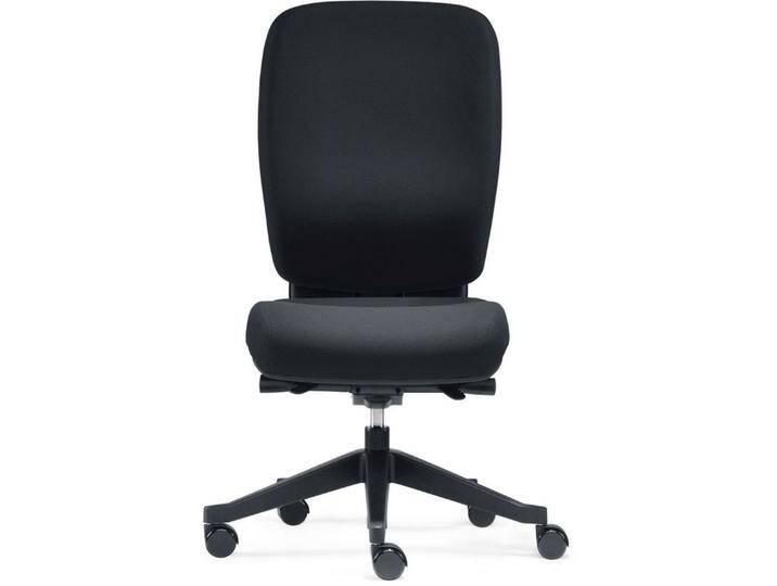 SITWELL STEIFENSAND AG Drehstuhl Bandscheiben-Drehstuhl Profi-Office schwarz ohne Armlehnen., schwarz von OTTO