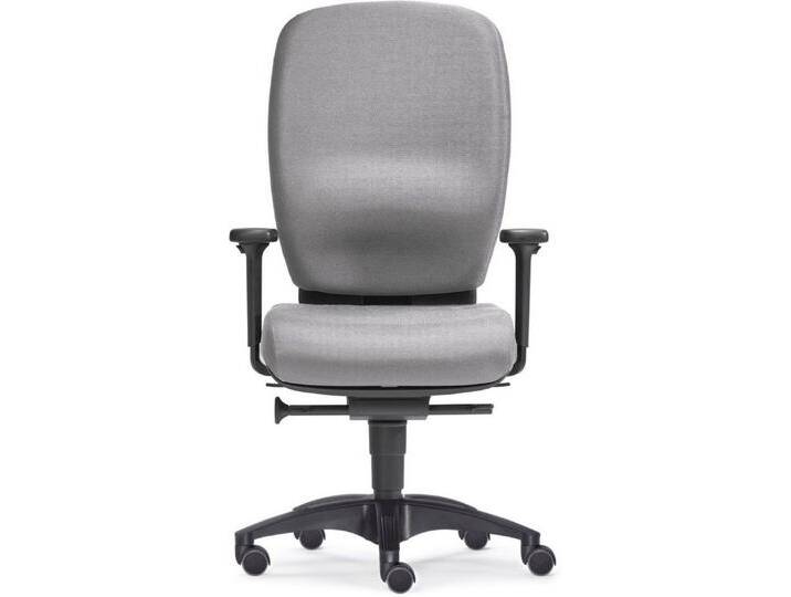 SITWELL STEIFENSAND AG Drehstuhl Büro-Drehstuhl Lady Comfort mit Armlehnen Polyamid-Fußkreuz grau., grau von OTTO