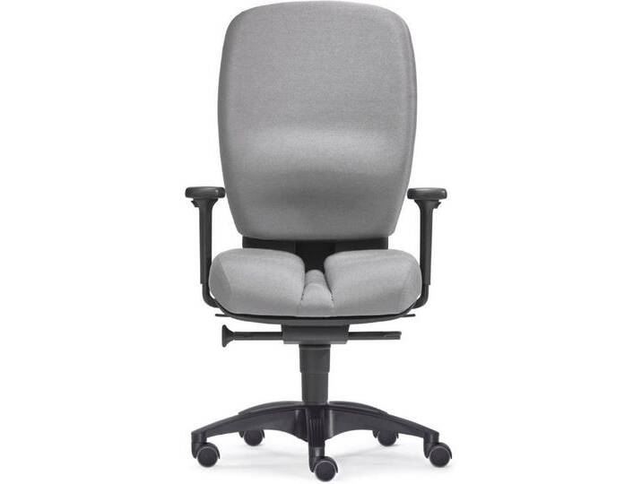 SITWELL STEIFENSAND AG Drehstuhl Büro-Drehstuhl Mister Office mit Armlehnen Polyamid-Fußkreuz grau., grau von OTTO