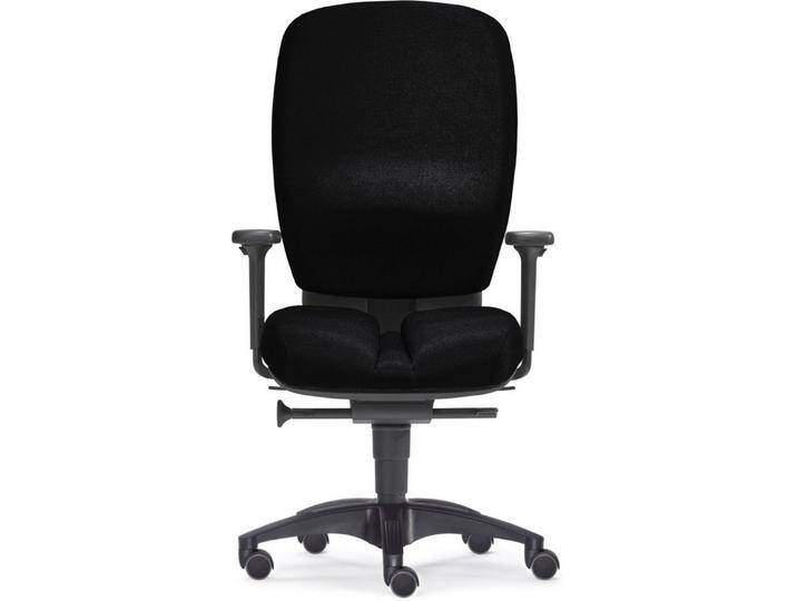 SITWELL STEIFENSAND AG Drehstuhl Büro-Drehstuhl Mister Office mit Armlehnen Polyamid-Fußkreuz schwarz., schwarz von OTTO