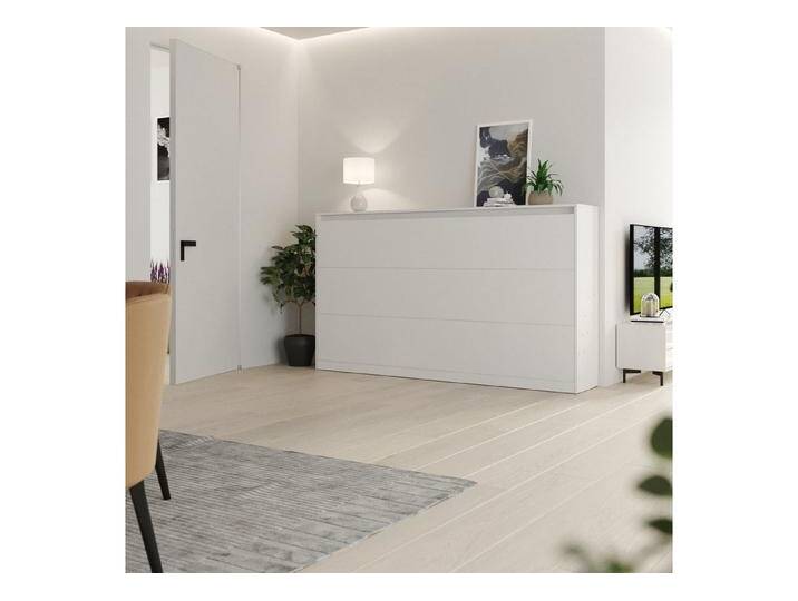 SMARTBett Schrankbett Classico 100x200 cm Horizontal Weiß Wandklappbett Gasdruckfedern, Klappbett, weiß SMARTBett Schrankbett Classico 100x200 cm Horizontal Weiß Wandklappbett Gasdruckfedern, Klappbett, weiß von OTTO