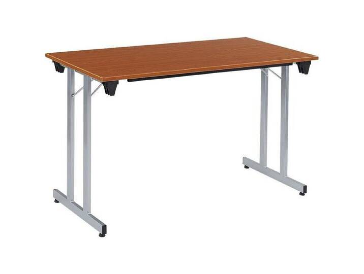 SODEMATUB Klapptisch Universaltischprogramm, zusammenklapp- und stapelbar, braun, Gestell alufarben von OTTO