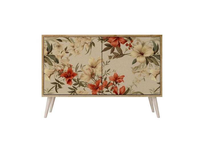 SPACEREBELS Kommode Sideboard Komodenschrank Möbel für Wohnzimmer Flur Esszimmer, mit 2 Türen oder mit 3 Türen, Riva-Eiche & Natur 07 SPACEREBELS Kommode Sideboard Komodenschrank Möbel für Wohnzimmer Flur Esszimmer, mit 2 Türen oder mit 3 Türen, Riva-Eiche & Natur 07 von OTTO