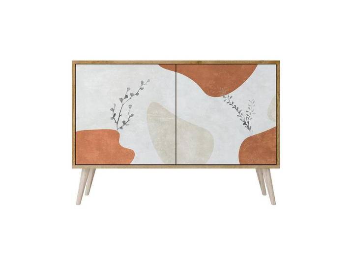 SPACEREBELS Kommode Sideboard Komodenschrank Möbel für Wohnzimmer Flur Esszimmer, mit 2 Türen oder mit 3 Türen, Riva-Eiche & Natur 07 SPACEREBELS Kommode Sideboard Komodenschrank Möbel für Wohnzimmer Flur Esszimmer, mit 2 Türen oder mit 3 Türen, Riva-Eiche & Natur 07 von OTTO