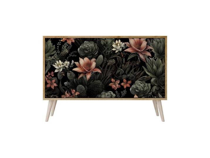 SPACEREBELS Kommode Sideboard Komodenschrank Möbel für Wohnzimmer Flur Esszimmer (2 St), mit 2 Türen oder mit 3 Türen, 2 St., Riva-Eiche & Natur 04 von OTTO