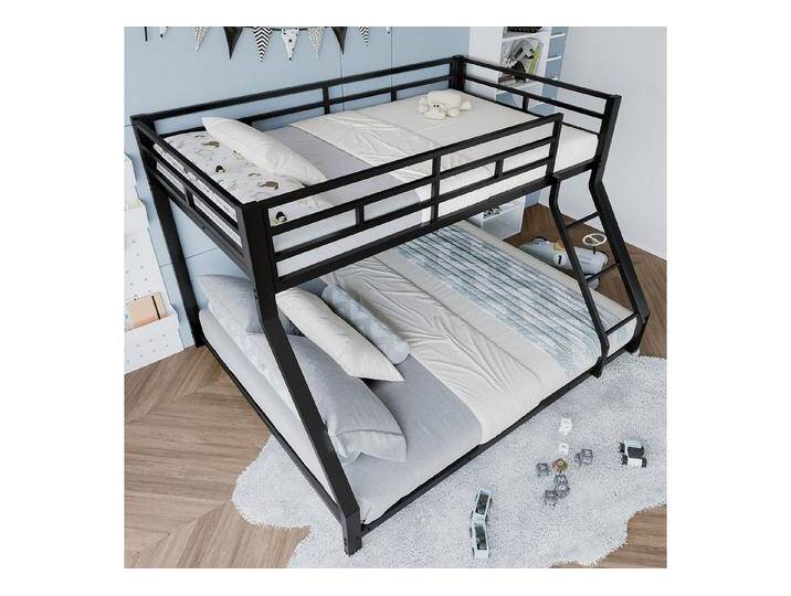STILVORA Kinderbett 90×200+140×200 Jugendbett mit Geländer&Stufe,Kinderbett ohne matratze (90x200cm & 140x200cm, stabile Metallkonstruktion, mit Geländer & sicherer Treppe, ideal für Kinder & Jugendliche), ohne Matratze STILVORA Kinderbett 90×200+140×200 Jugendbett mit Geländer&Stufe,Kinderbett ohne matratze (90x200cm & 140x200cm, stabile Metallkonstruktion, mit Geländer & sicherer Treppe, ideal für Kinder & Jugendliche), ohne Matratze von OTTO