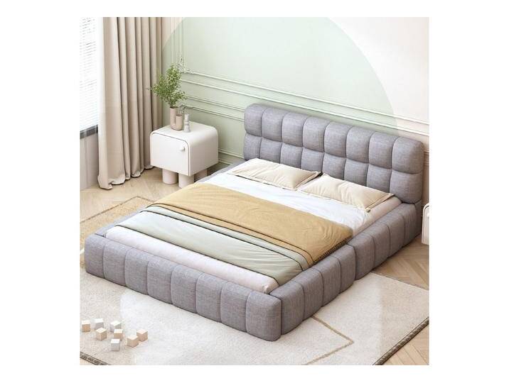 STILVORA Polsterbett 140x200 Bettgestell mit Lattenrost,Jugendbett ohne Matratze (mit eingebettetem Matratzendesign, weicher Rückenlehne und stabiler Lattenrost, perfekt für Jugend- und Schlafzimmer, 140 x 200 cm), ohne Matratze, grau STILVORA Polsterbett 140x200 Bettgestell mit Lattenrost,Jugendbett ohne Matratze (mit eingebettetem Matratzendesign, weicher Rückenlehne und stabiler Lattenrost, perfekt für Jugend- und Schlafzimmer, 140 x 200 cm), ohne Matratze, grau von OTTO