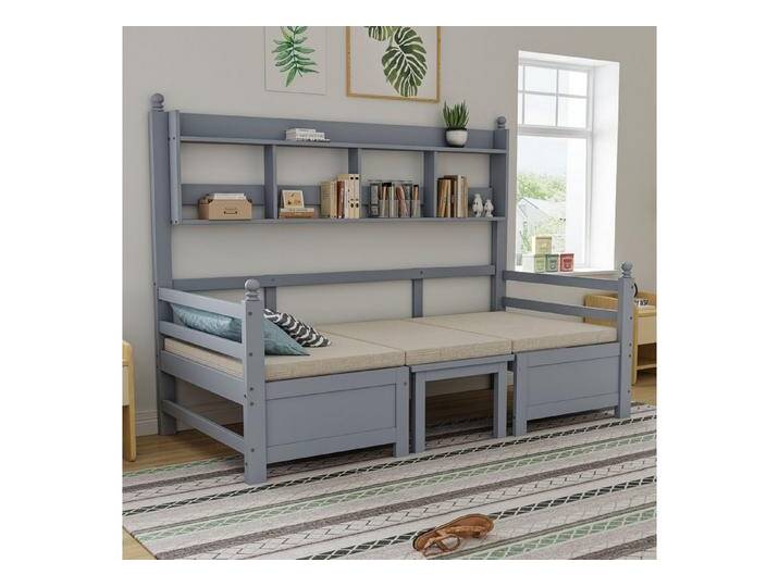 STILVORA Schlafsofa 90×200 2-in-1 Kinderbett mit tisch&Bücherregal,Bettgestell mit Kissen, 2-in-1 Bett und Schreibtisch mit Ablagefächern, Platzsparendes Design für Wohnungen & Home Office, Mit Komfortpolsterung, Matratze STILVORA Schlafsofa 90×200 2-in-1 Kinderbett mit tisch&Bücherregal,Bettgestell mit Kissen, 2-in-1 Bett und Schreibtisch mit Ablagefächern, Platzsparendes Design für Wohnungen & Home Office, Mit Komfortpolsterung, Matratze von OTTO