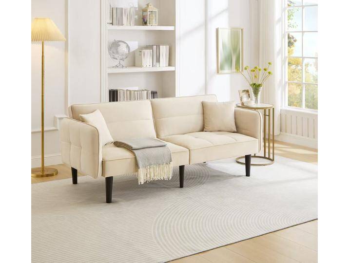 STILVORA Schlafsofa couch mit schlaffunktion,2-Sitzer sofas mit Verstellbare Rückenlehne, Wohnzimmersofa, Polstersofa, Daybett 1 Teile, mit Samtbezug, klappbaren Armlehnen STILVORA Schlafsofa couch mit schlaffunktion,2-Sitzer sofas mit Verstellbare Rückenlehne, Wohnzimmersofa, Polstersofa, Daybett 1 Teile, mit Samtbezug, klappbaren Armlehnen von OTTO