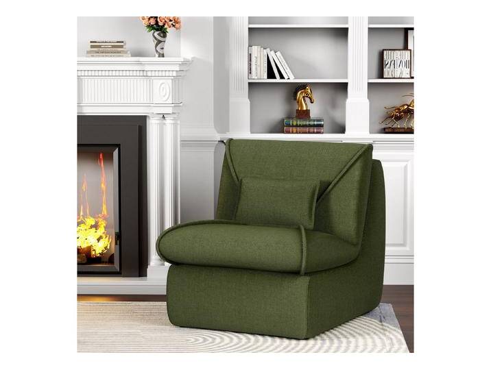 STILVORA Sitzsack Relaxsessel Lazy sofa kleine sofa mit extra dicke Polsterung,grün (Lazy sofa mit kleines Dekokissen, Innensofa, Rahmenlose, hochelastische Schaumstoffpolsterung), für Schlafzimmer, Wohnzimmer, Büro, grün von OTTO