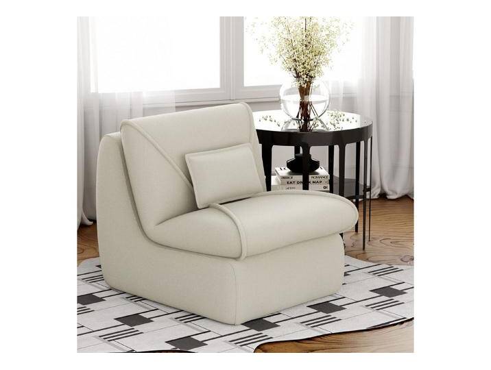 STILVORA Sitzsack Relaxsessel Lazy sofa kleine sofa mit extra dicke Polsterung,weiß (Lazy sofa mit kleines Dekokissen, Innensofa, Rahmenlose, hochelastische Schaumstoffpolsterung), für Schlafzimmer, Wohnzimmer, Büro, beige von OTTO