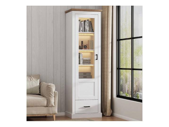 STILVORA Vitrine mit USB&LED,Glasvitrine Standvitrine mit Schublade,Highboard aus Acryl STILVORA Vitrine mit USB&LED,Glasvitrine Standvitrine mit Schublade,Highboard aus Acryl von OTTO