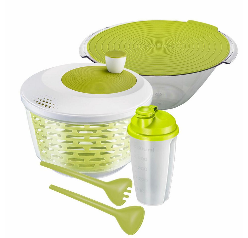 WESTMARK Salatschleuder Set 4tlg., inkl. Salatschüssel, -besteck und Dressingshaker, Kunststof WESTMARK Salatschleuder Set 4tlg., inkl. Salatschüssel, -besteck und Dressingshaker, Kunststof von WESTMARK