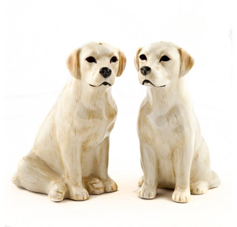 Salz- / Pfefferstreuer Quail Ceramics - Yellow Labrador Salt And Pepper Pots by Quail von OTTO