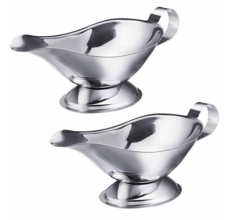 WESTMARK Sauciere /Saucenschüsseln, Tropffreier Auslauf, Füllvolumen: je 120 ml, Edelstahl von WESTMARK