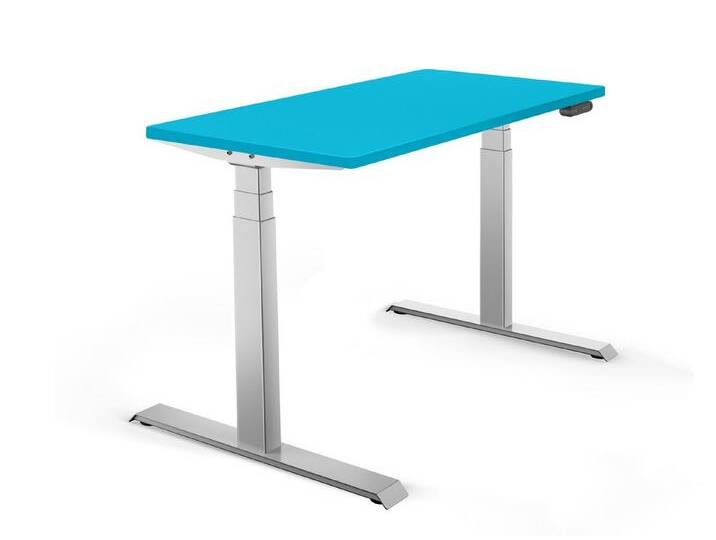 Schaff Kinderschreibtisch Elektrisch Höhenverstellbarer Schreibtisch REC 120x60 cm Blau, blau von OTTO
