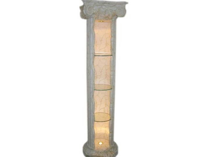 Schatzkiste1 Glasvitrine XXL Dekosäule Standsäule Steinmöbel Vitrine beleuchtet Römersäule, beige Schatzkiste1 Glasvitrine XXL Dekosäule Standsäule Steinmöbel Vitrine beleuchtet Römersäule, beige von OTTO