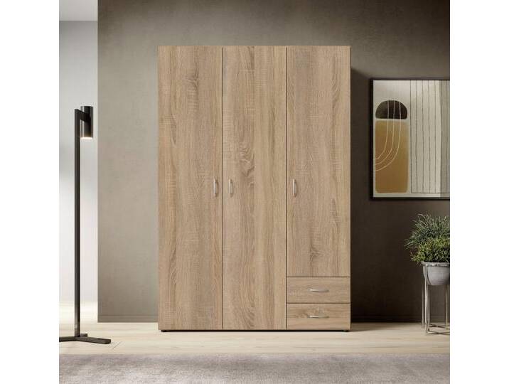 Schlafkontor Drehtürenschrank Base Kleiderschrank Joe Garderobe Hochschrank Wäscheschrank, Bega Schrank Schlafzimmer Bestseller, beige, Türen: 3 St. von OTTO