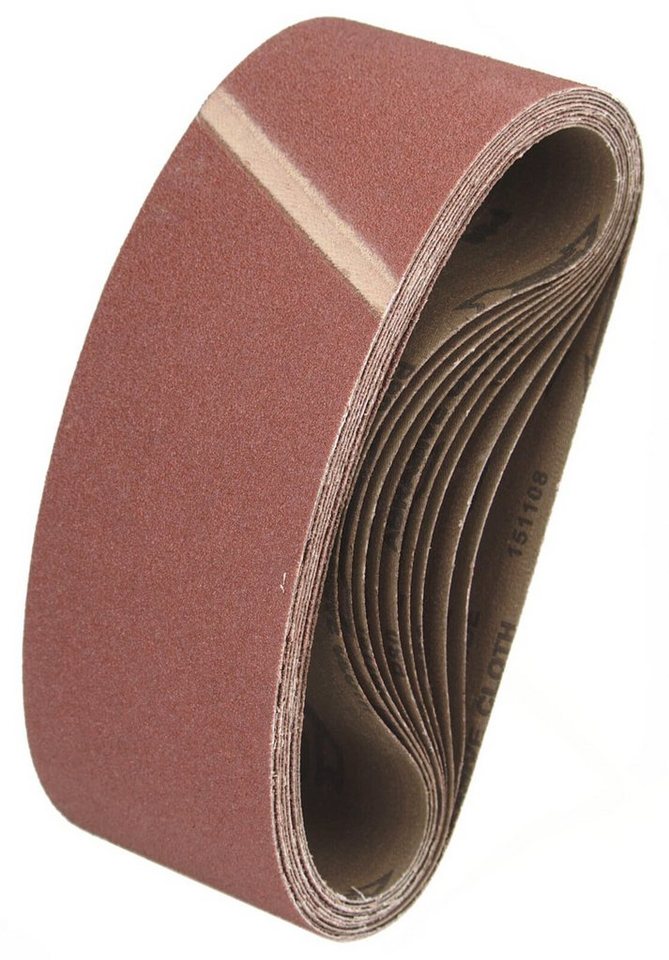 Eckra Schleifscheibe 10 Schleifbänder 100x610mm Korn 100 Holz, Metall, für Bandschleifer von Eckra