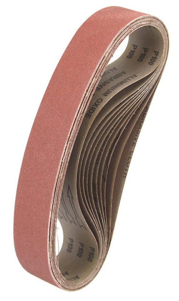 Eckra Schleifscheibe 10 Schleifbänder 50x686mm Korn 320 Holz, Metall, für Bandschleifer von Eckra
