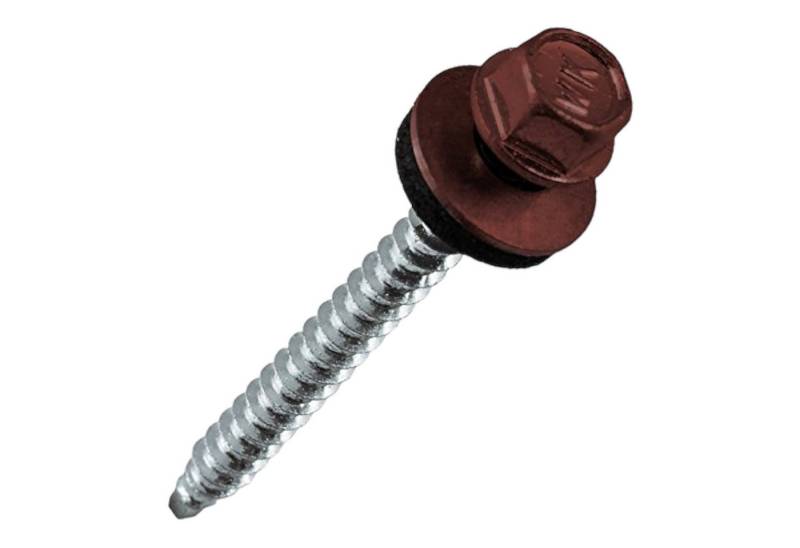 Schrauben-Set 250x Trapezblechschrauben 4,8x35mm Ral 3009 von OTTO