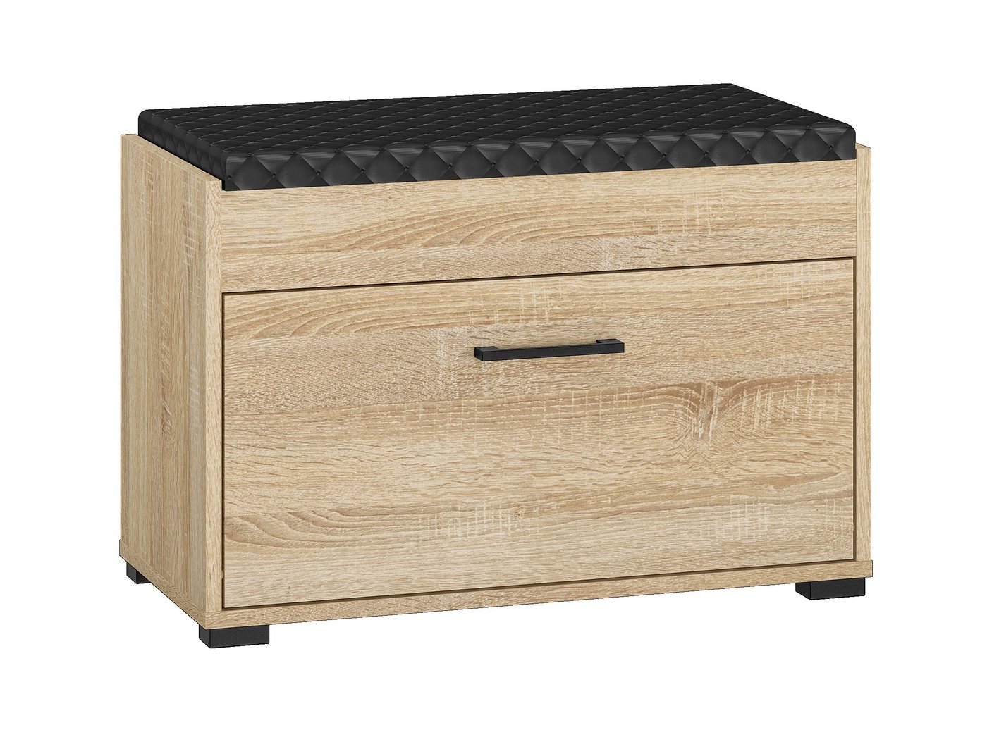 99rooms Schuhschrank Cattie (Schuhschrank, Schrank) mit 1 Klapptür,gepolstert, stehend, viel Stauraum, aus Holzwerkstoff von 99rooms