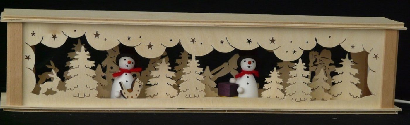 Schwibbogen-Fensterbank Schwibbogenerhöhung mit Schneemänner und Beleuchtung BxHxT 52x10x10cm Schwibbogen-Fensterbank Schwibbogenerhöhung mit Schneemänner und Beleuchtung BxHxT 52x10x10cm von OTTO