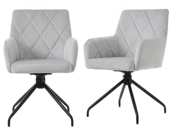 SeedWave Esszimmerstuhl Samt Esszimmer-Drehstuhl mit Armlehne, Gepolsterter Armlehnenstuhl, 2er Set,Diamantgestepptes Küchenstuhl mit rutschfesten Füßen SeedWave Esszimmerstuhl Samt Esszimmer-Drehstuhl mit Armlehne, Gepolsterter Armlehnenstuhl, 2er Set,Diamantgestepptes Küchenstuhl mit rutschfesten Füßen von OTTO