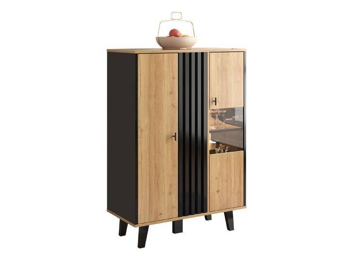 SeedWave Vitrine Stilvoller LED Vitrinenschrank Mehrzweck-Glasvitrine mit Staufächern Verstellbare Lichtfarbe SeedWave Vitrine Stilvoller LED Vitrinenschrank Mehrzweck-Glasvitrine mit Staufächern Verstellbare Lichtfarbe von OTTO