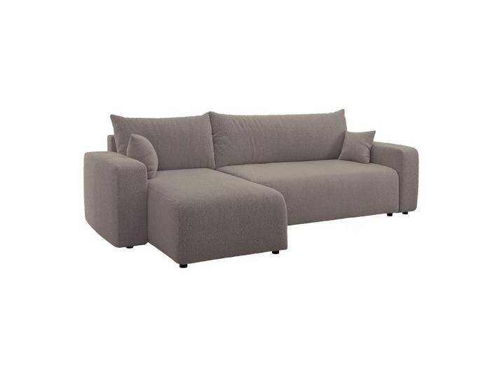 Selsey Ecksofa PIANONI, mit Schlaffunktion, Bettkasten und Bouclé-Bezug, braun, Hellbraun von OTTO