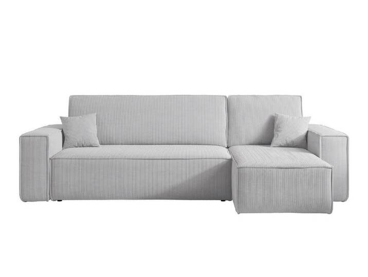 Selsey Ecksofa SCARLO, mit Schlaffunktion, Bettkasten und Cordbezug, grau, Hellgrau Selsey Ecksofa SCARLO, mit Schlaffunktion, Bettkasten und Cordbezug, grau, Hellgrau von OTTO