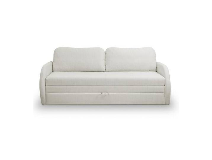 Selsey Schlafsofa DIEGO, 3-Sitzer-Sofa mit Schlaffunktion und Bettkasten, weiß, Creme von OTTO