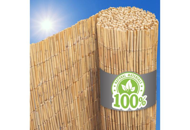 urfence Sichtschutzzaunmatten aus Schilf - 90x300 Schilfmatte - Sichtschutz Balkon Terrasse Garten, Balkonsichtschutz Windschutz Sonnenschutz - Gartenzaun Schilfrohrmatte urfence Sichtschutzzaunmatten aus Schilf - 90x300 Schilfmatte - Sichtschutz Balkon Terrasse Garten, Balkonsichtschutz Windschutz Sonnenschutz - Gartenzaun Schilfrohrmatte von urfence