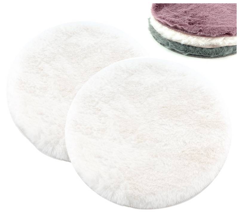 Sitzkissen Sitzkissen Fellimitat kuschelweich Stuhlkissen, Stuhlauflage Bankkissen I flauschig weich I bequem & wärmend von OTTO